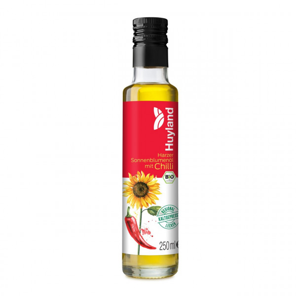 Bio Harzer Sonnenblumenöl mit Chilli